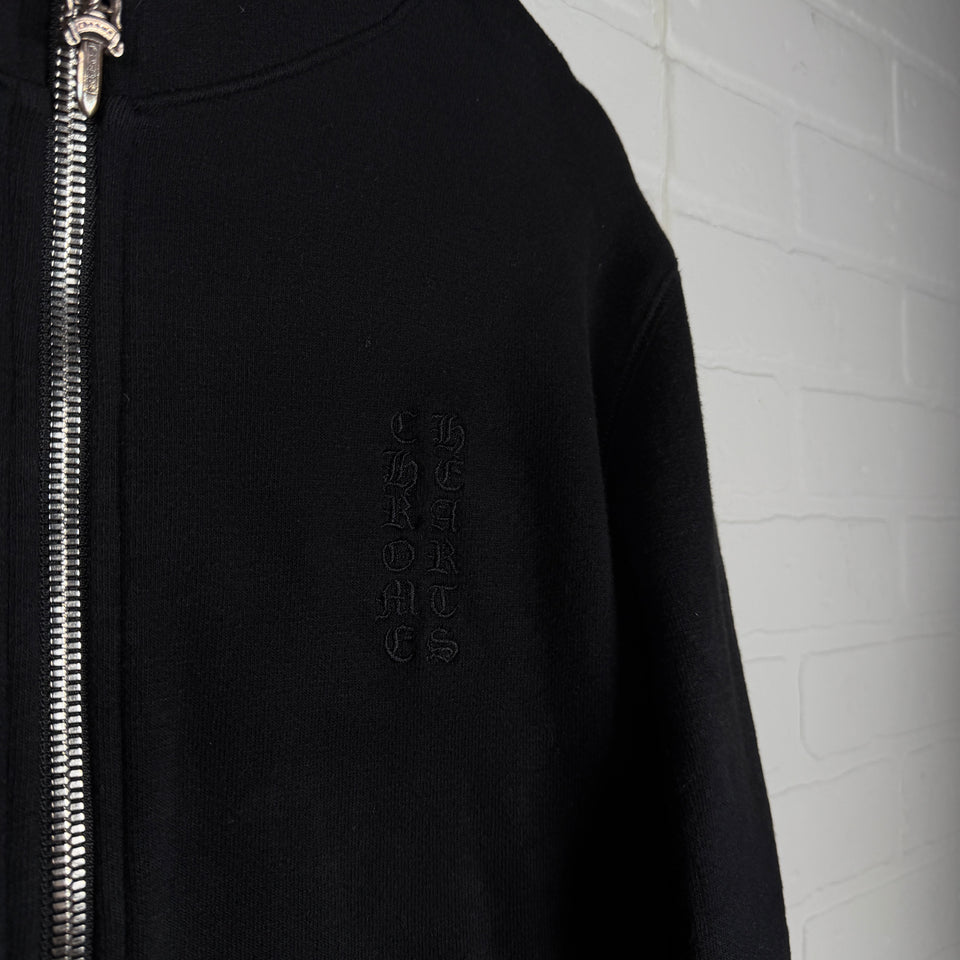 Chrome Hearts Y Not Black Plus Patch Zip Up Hoodie