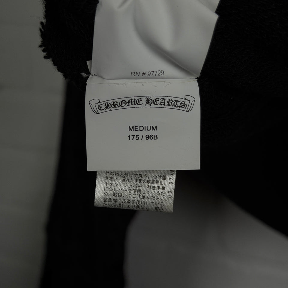Chrome Hearts Y Not Black Plus Patch Zip Up Hoodie
