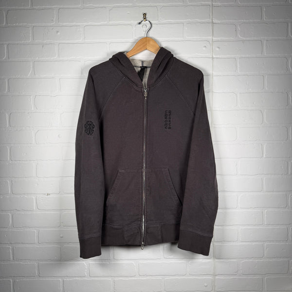 Chrome Hearts Y Not Vine Dagger Embroidered Zip Up Hoodie