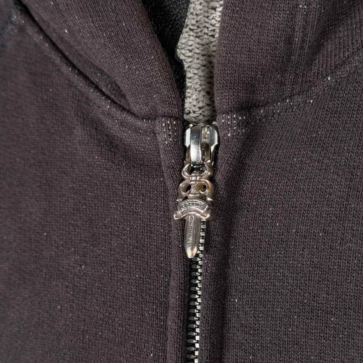 Chrome Hearts Y Not Vine Dagger Embroidered Zip Up Hoodie