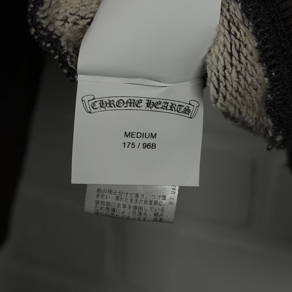 Chrome Hearts Y Not Vine Dagger Embroidered Zip Up Hoodie