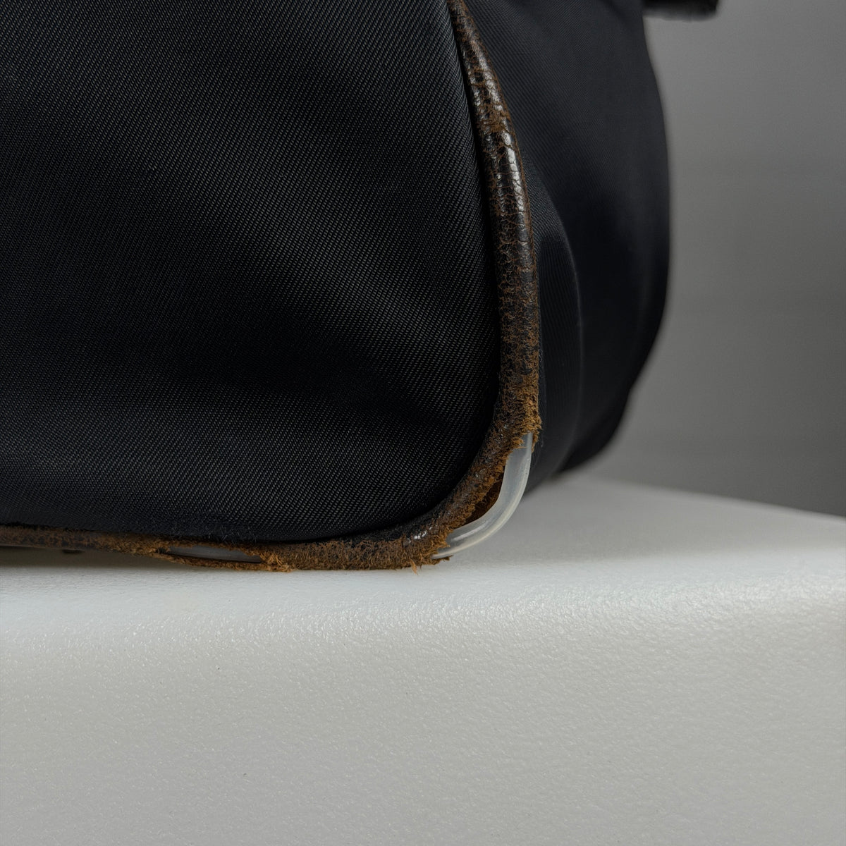 Chrome Hearts Brown Cross Patch Gym Bowling Bag