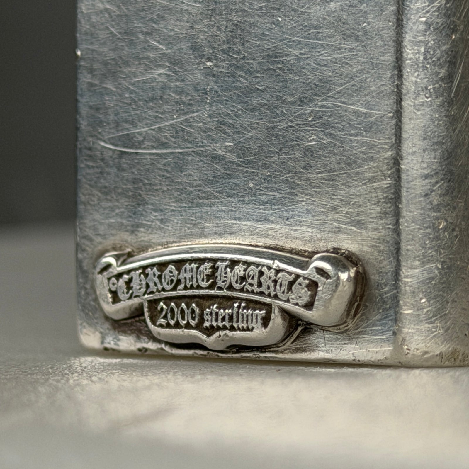 Chrome Hearts Cross Zippo Lighter