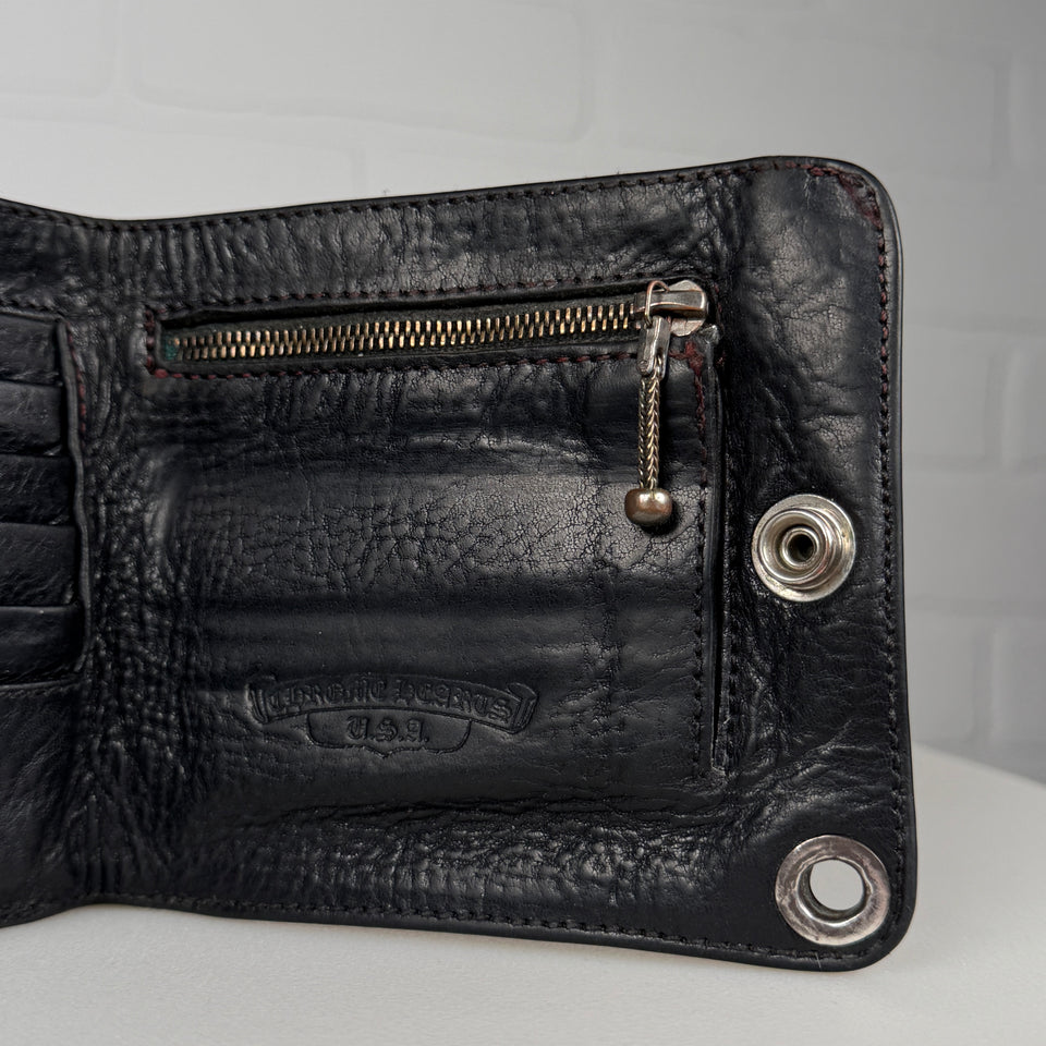 Chrome Hearts Cross Button Bifold Wallet