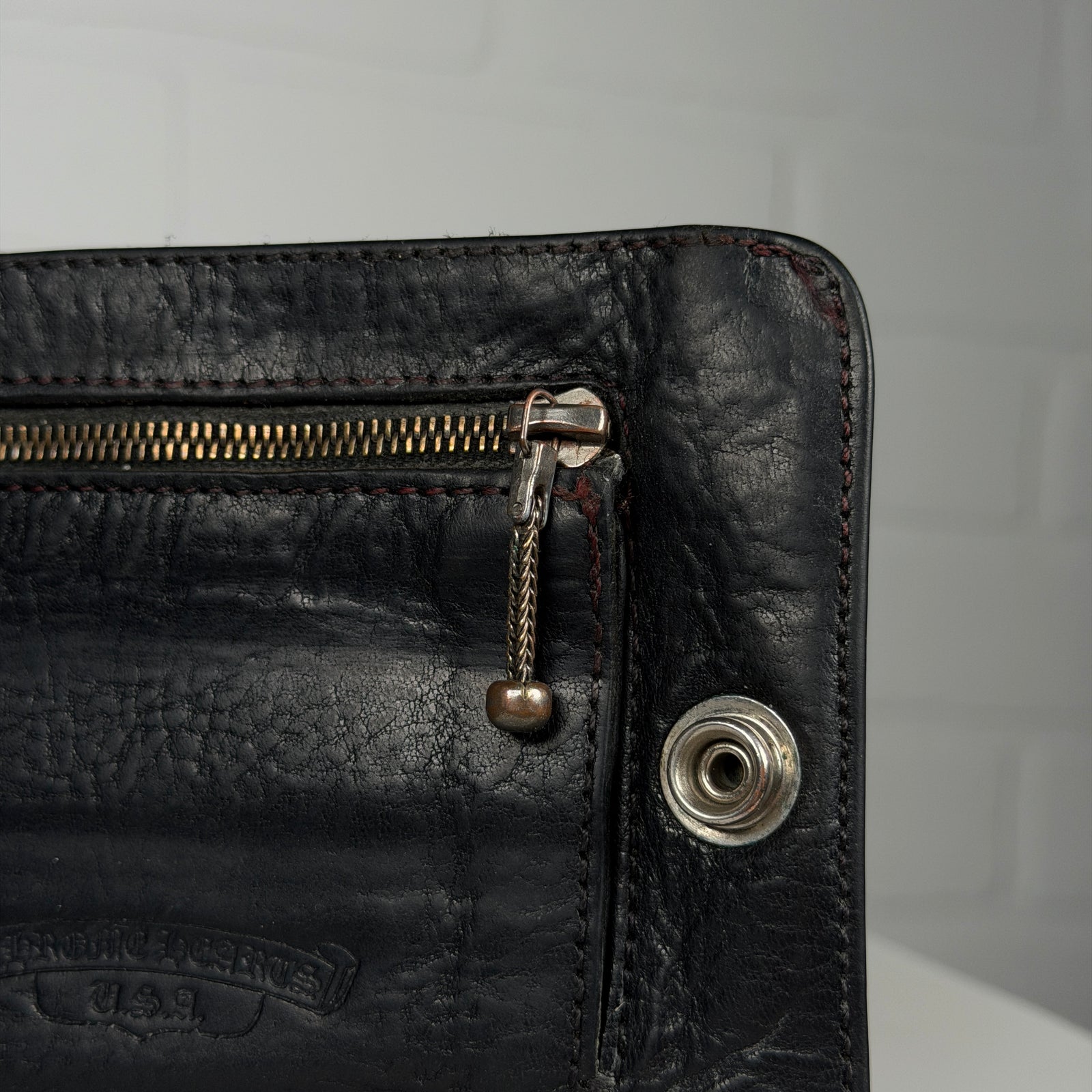 Chrome Hearts Cross Button Bifold Wallet