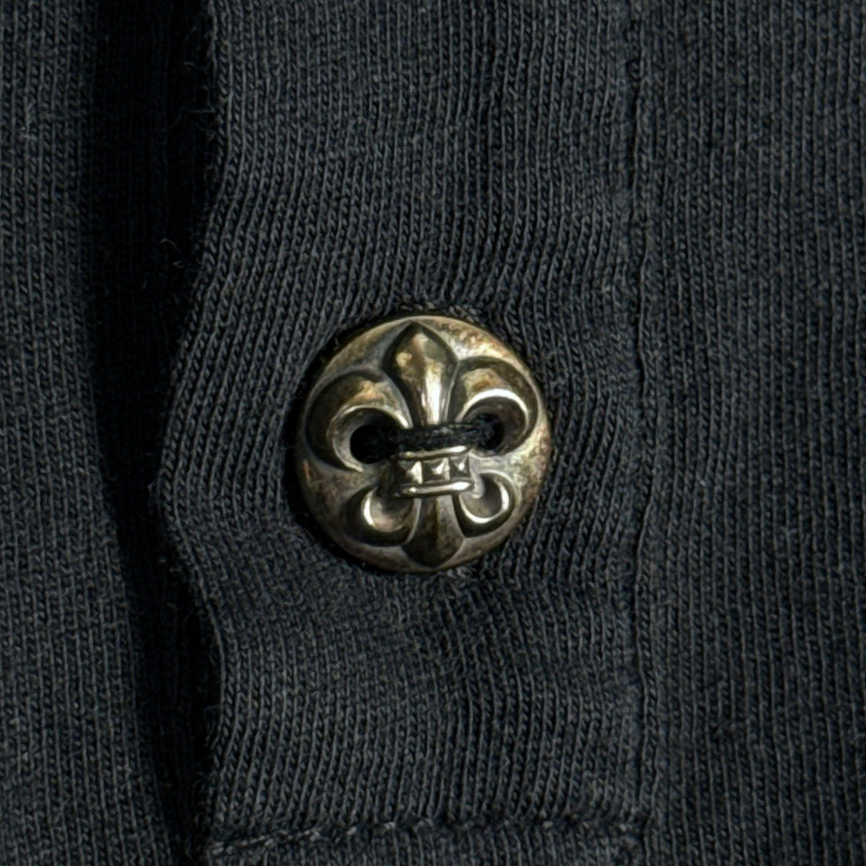 Chrome Hearts Fleur Button Henley Long Sleeve