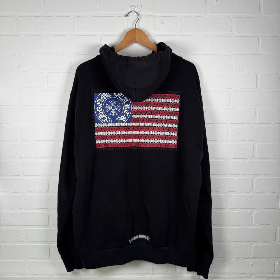 Chrome Hearts USA Flag Hoodie