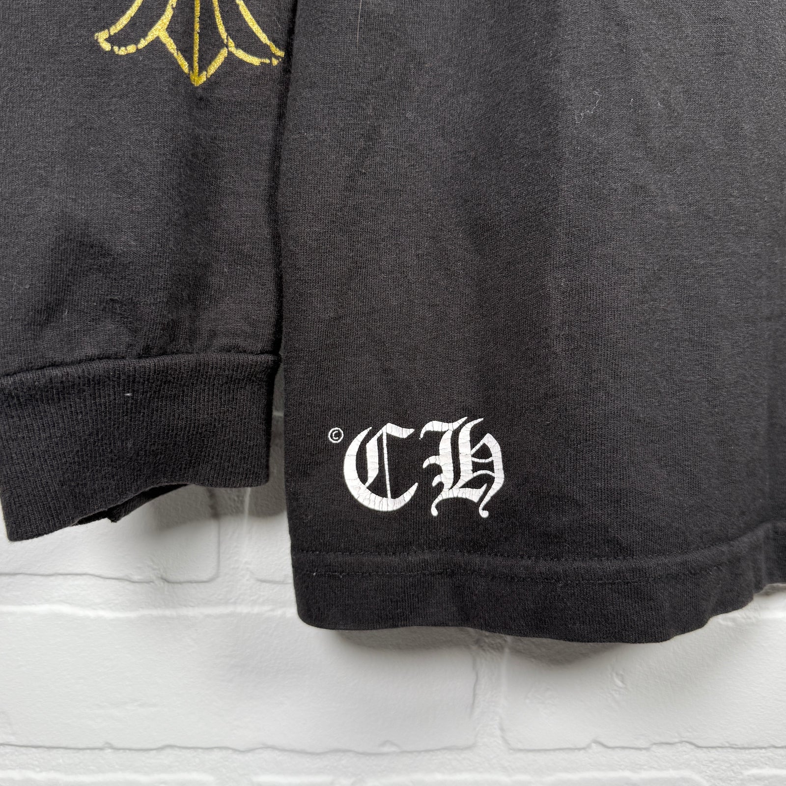 Chrome Hearts Vintage Gold Horseshoe Long Sleeve