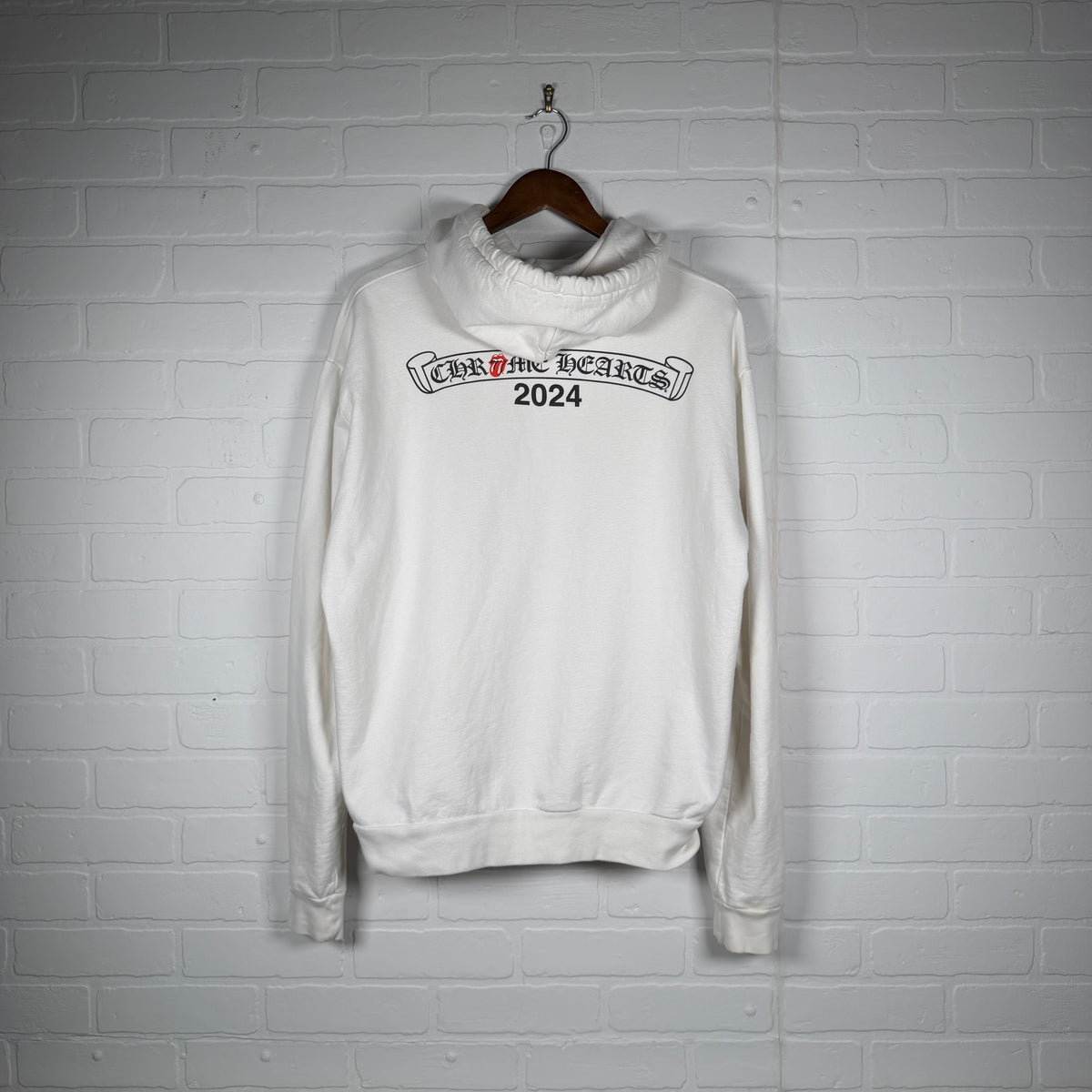 Chrome Hearts The Rolling Stones New York 2024 Exclusive Scroll Logo Hoodie