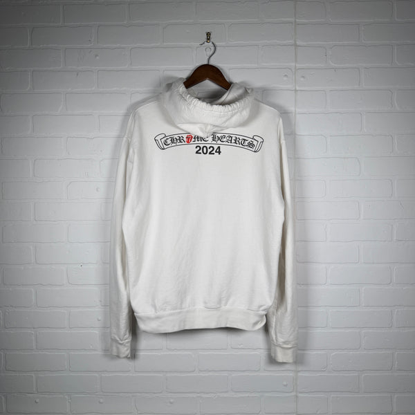 Chrome Hearts The Rolling Stones New York 2024 Exclusive Scroll Logo Hoodie