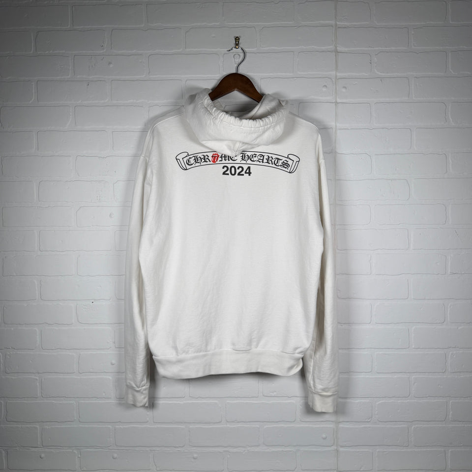 Chrome Hearts The Rolling Stones New York 2024 Exclusive Scroll Logo Hoodie