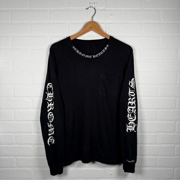 Chrome Hearts Neck Logo Long Sleeve