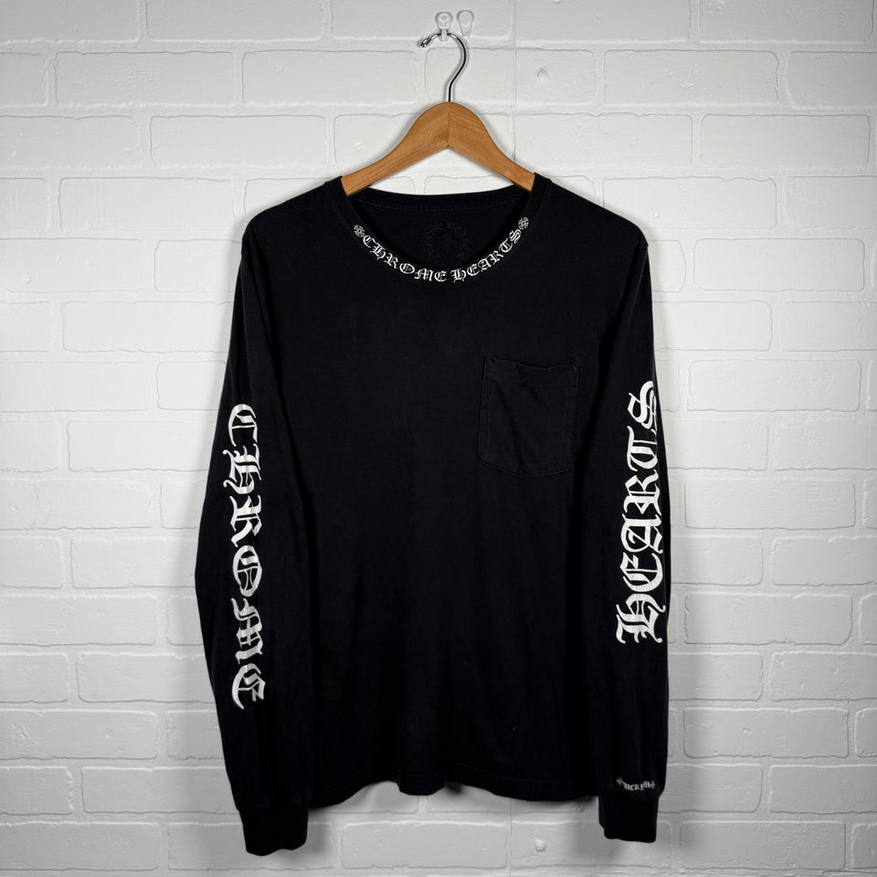 Chrome Hearts Neck Logo Long Sleeve