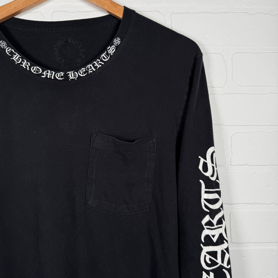 Chrome Hearts Neck Logo Long Sleeve