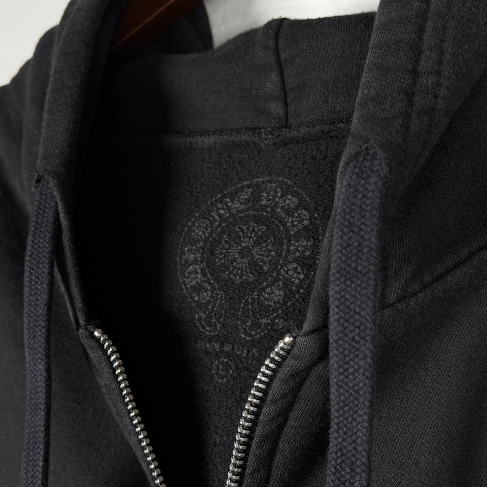 Chrome Hearts T-Bar Logo Zip Up Hoodie