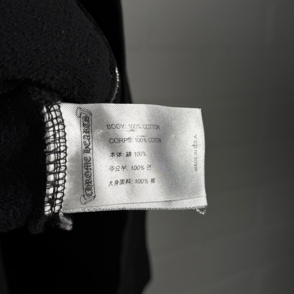 Chrome Hearts T-Bar Logo Zip Up Hoodie