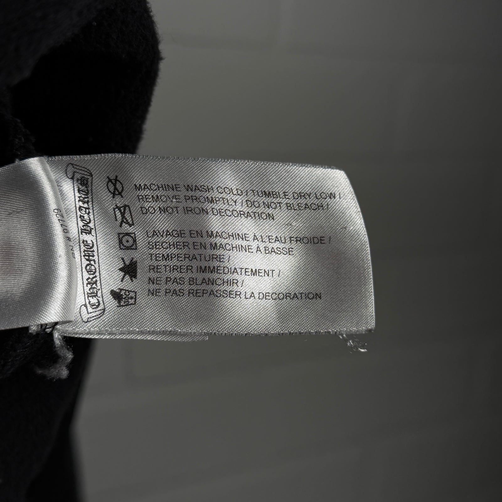 Chrome Hearts T-Bar Logo Zip Up Hoodie