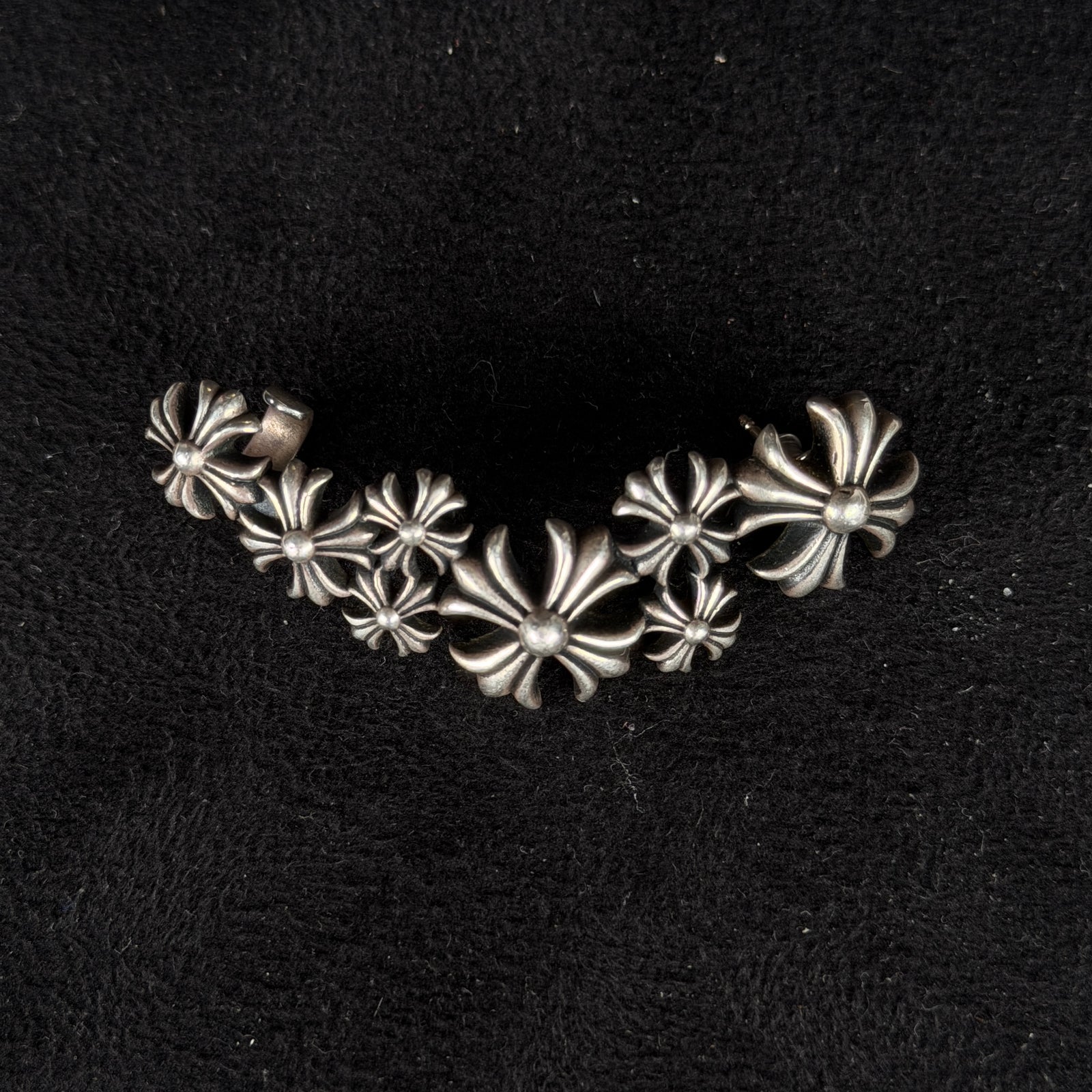Chrome Hearts Cluster Plus Cross Earring