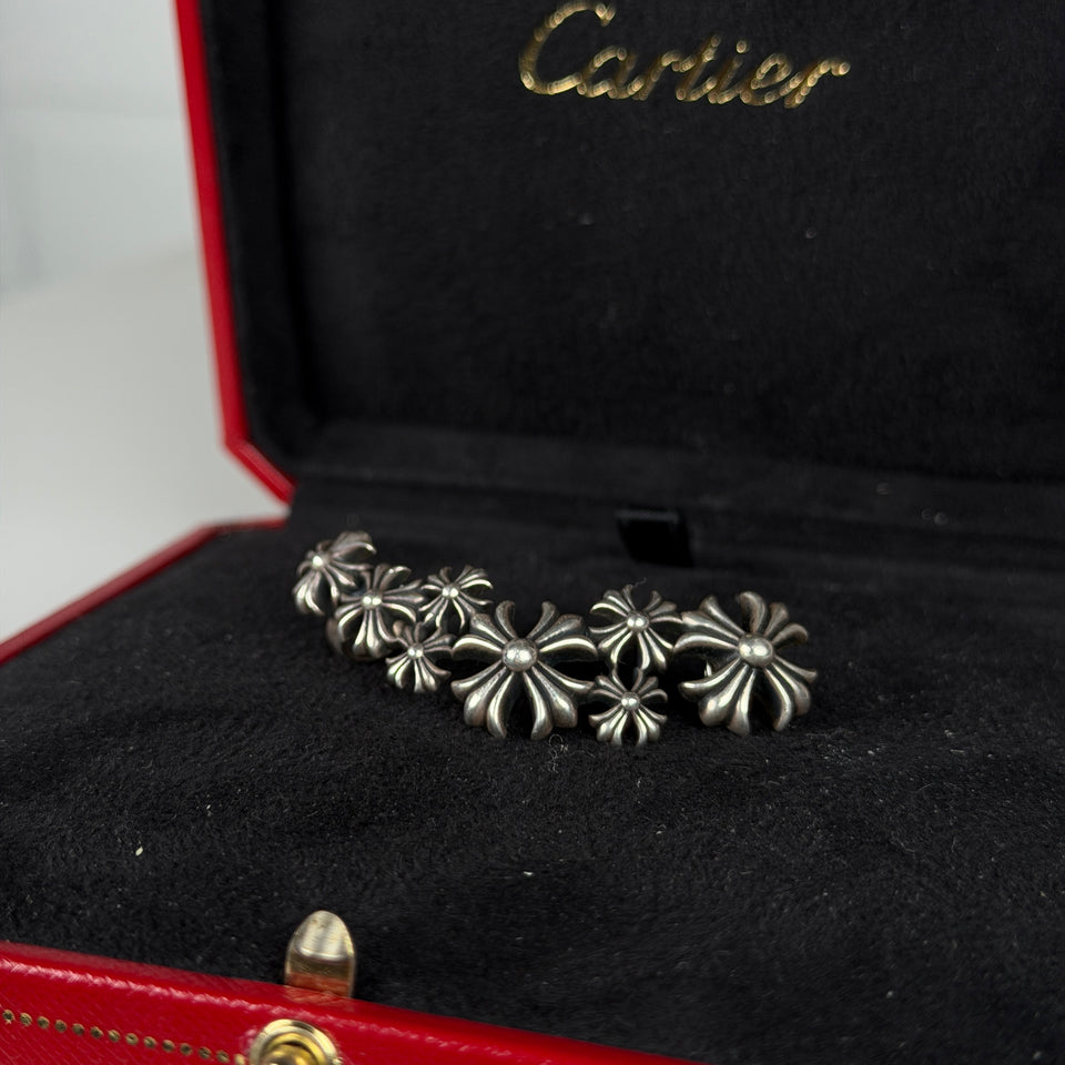 Chrome Hearts Cluster Plus Cross Earring