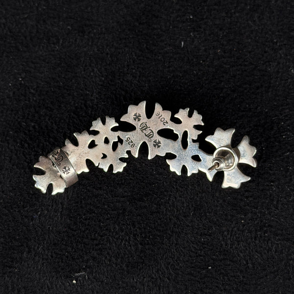 Chrome Hearts Cluster Plus Cross Earring
