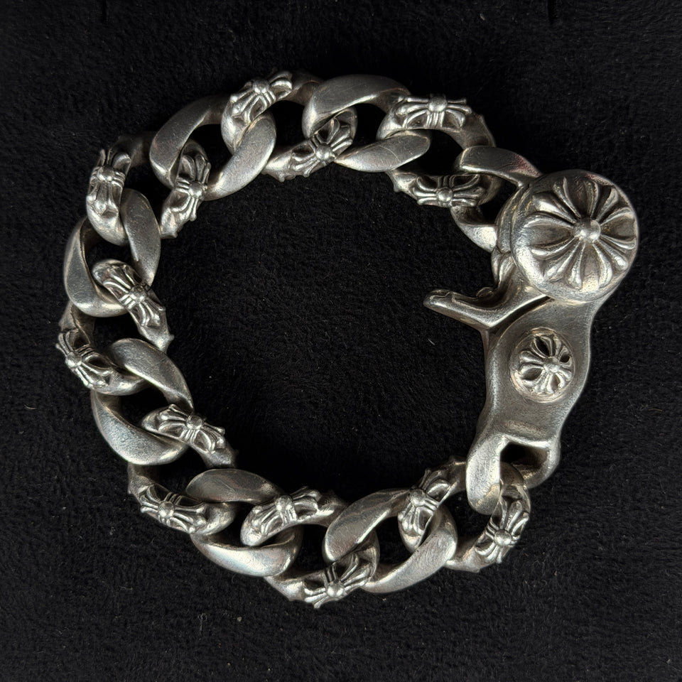 Chrome Hearts Fancy Link Clip Bracelet