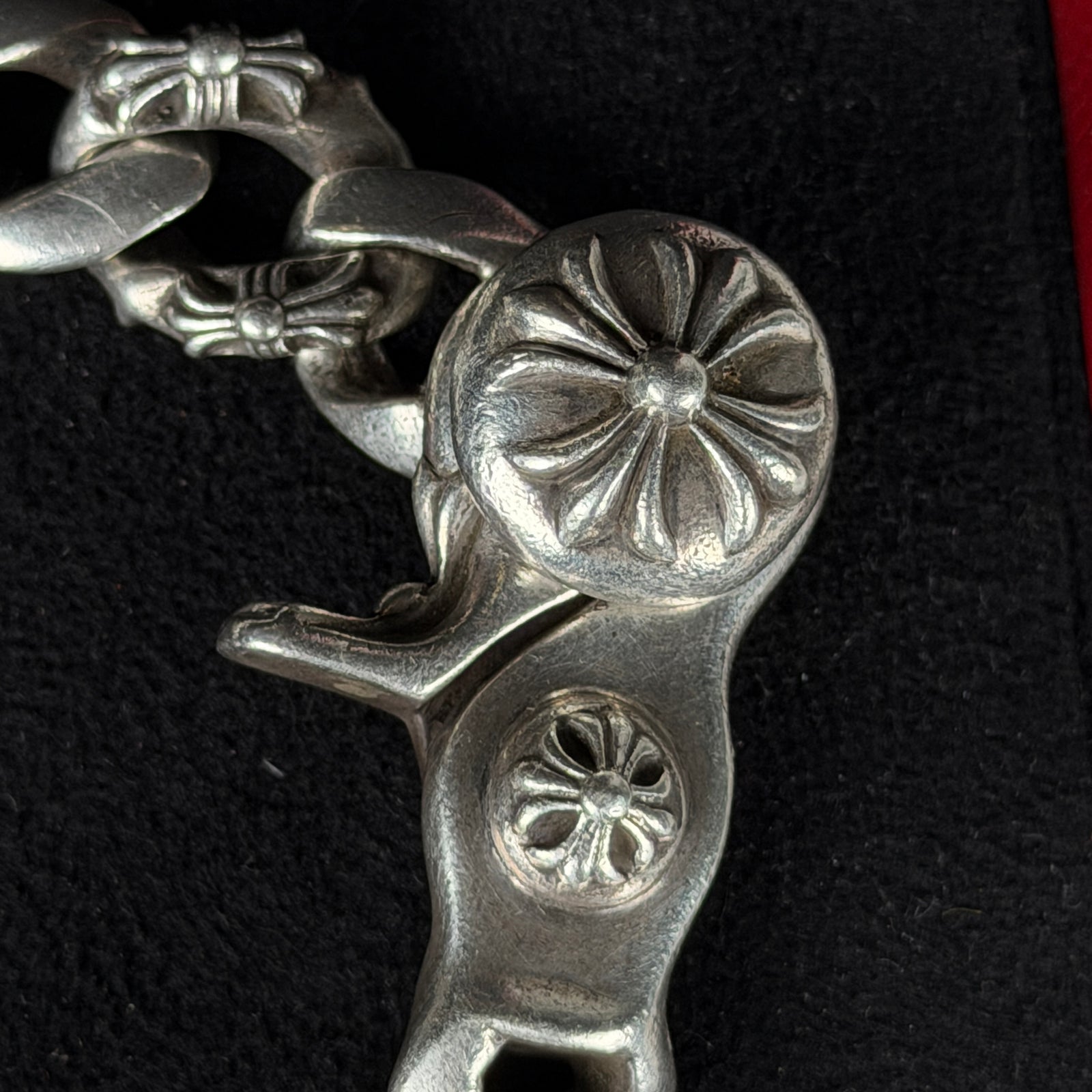 Chrome Hearts Fancy Link Clip Bracelet