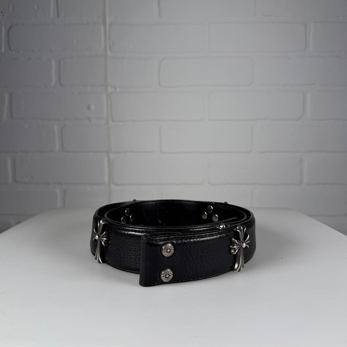 Chrome Hearts Cross Pendant Belt Strap