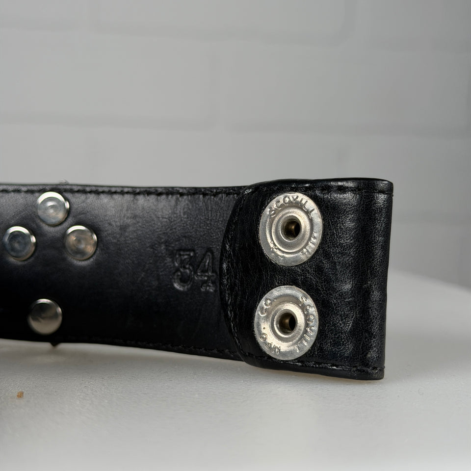 Chrome Hearts Cross Pendant Belt Strap