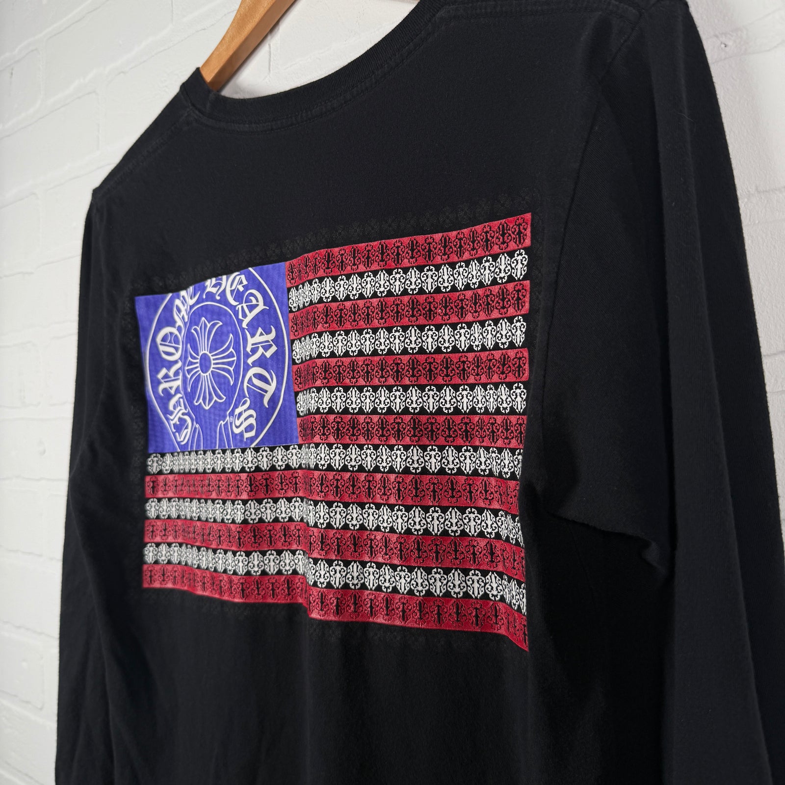 Chrome Hearts USA Flag Long Sleeve