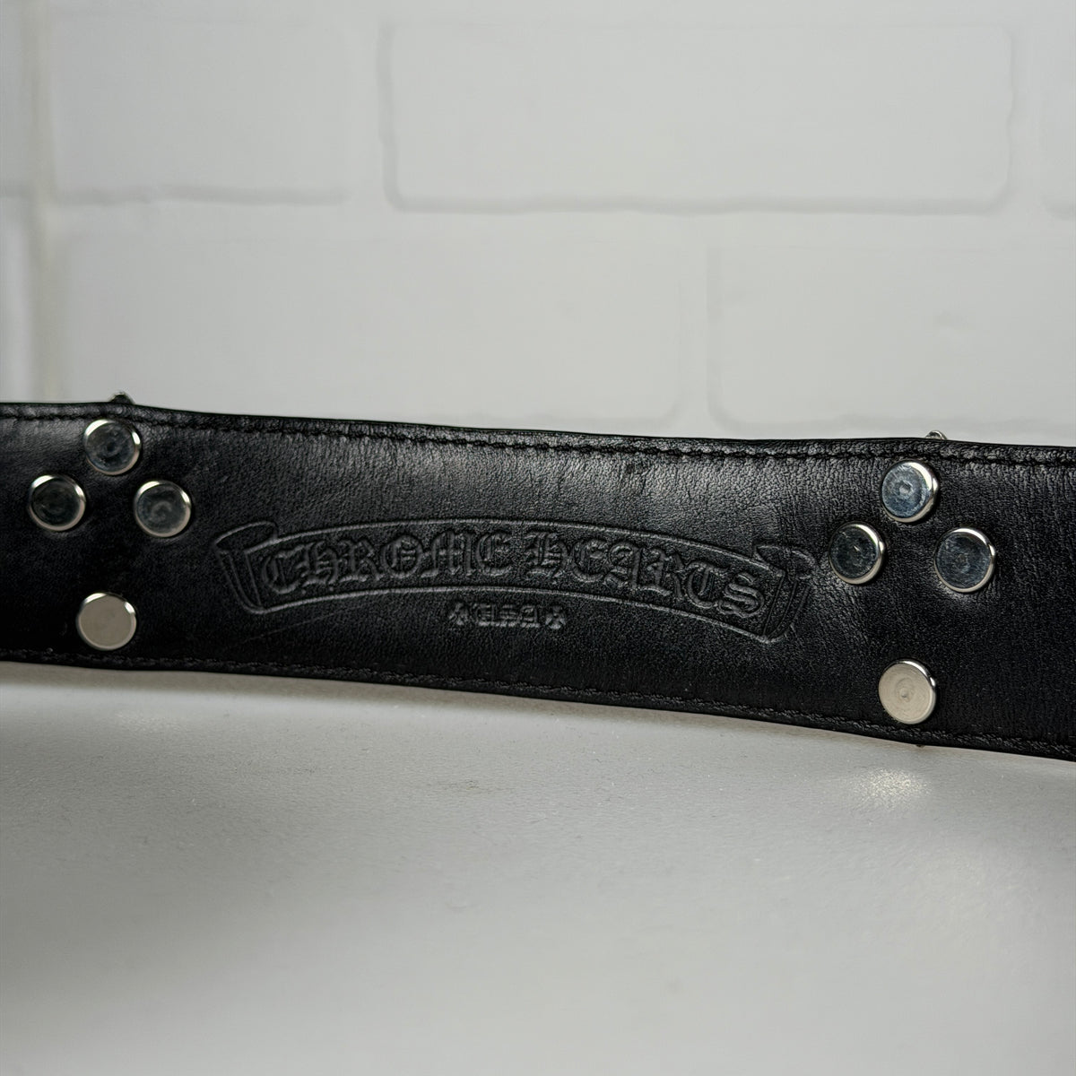 Chrome Hearts Cross Pendant Belt Strap
