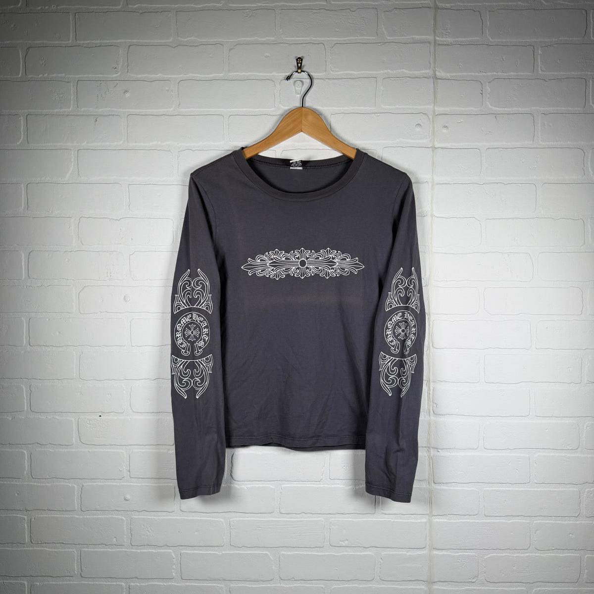 Chrome Hearts Vintage Floral Cross Long Sleeve