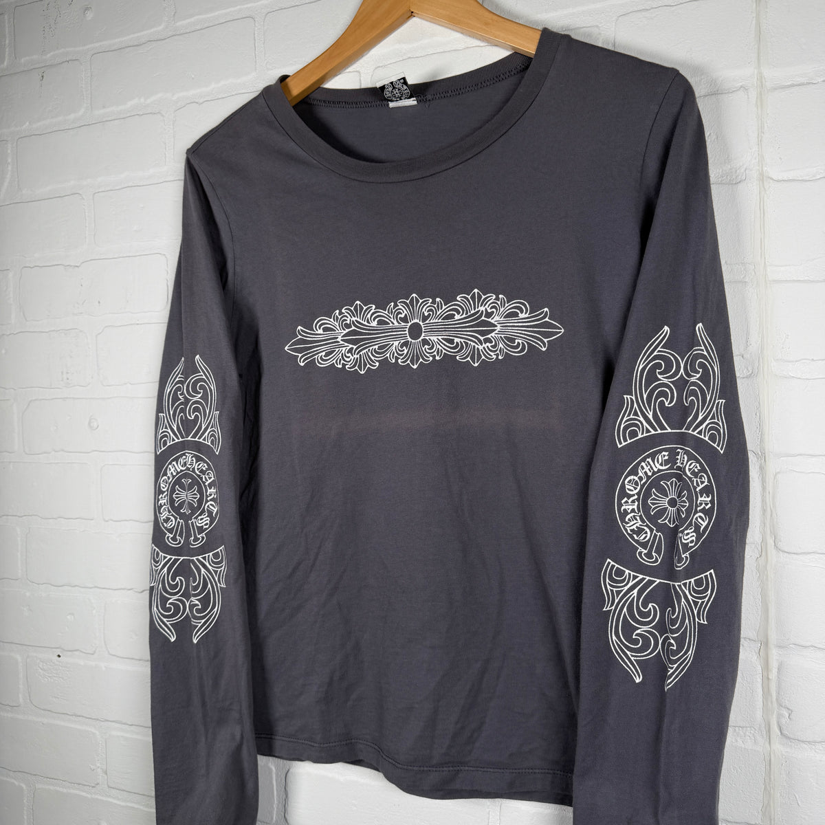 Chrome Hearts Vintage Floral Cross Long Sleeve