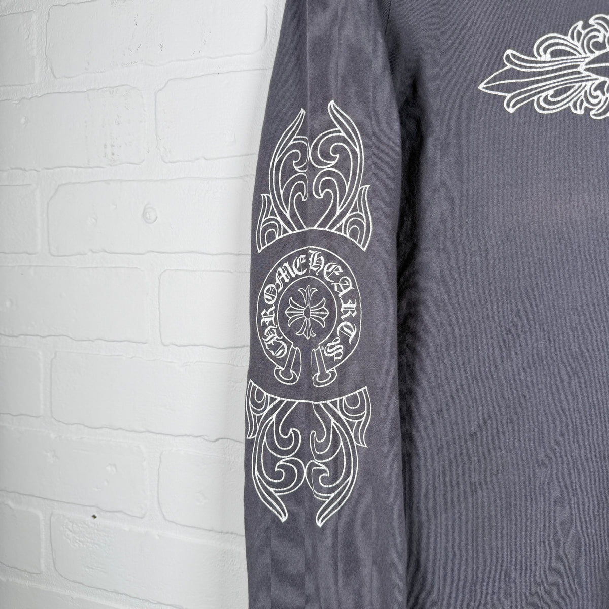 Chrome Hearts Vintage Floral Cross Long Sleeve