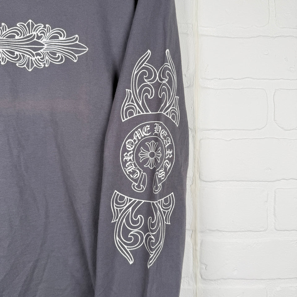 Chrome Hearts Vintage Floral Cross Long Sleeve