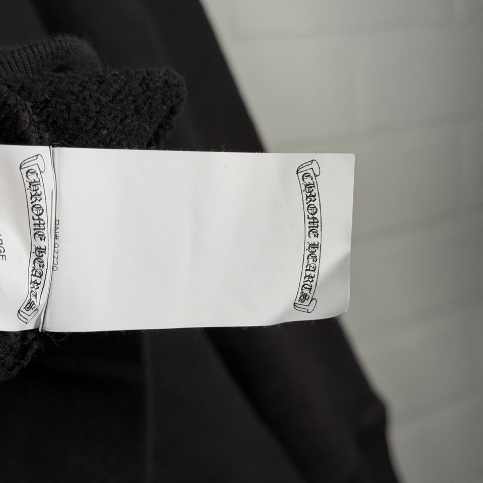 Chrome Hearts Black Triple Cross Patch Paper Jam Crewneck