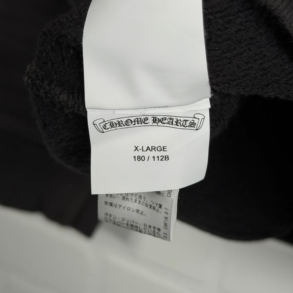 Chrome Hearts Black Triple Cross Patch Paper Jam Crewneck