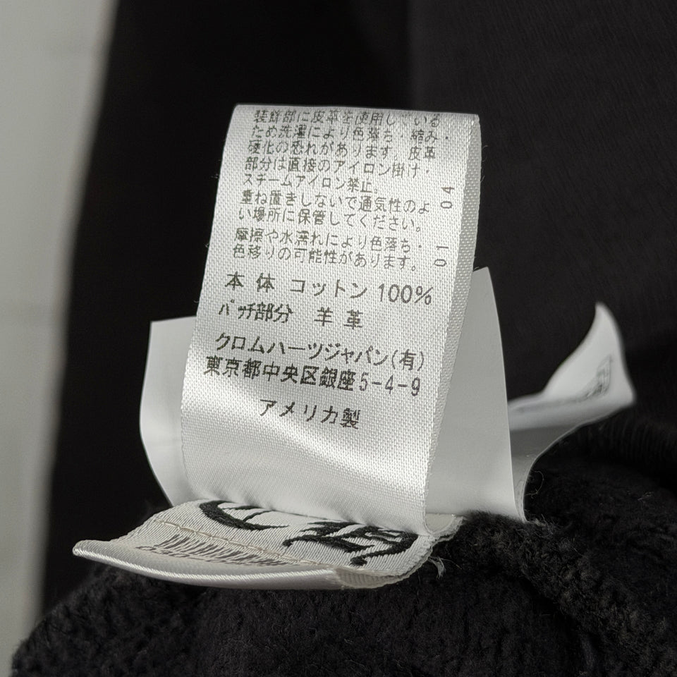 Chrome Hearts Black Triple Cross Patch Paper Jam Crewneck