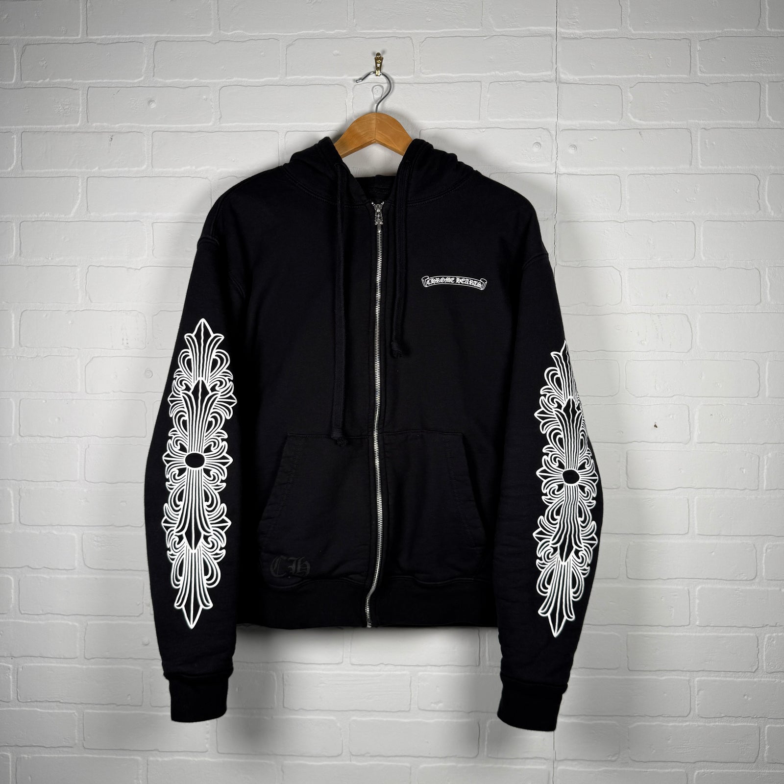 Chrome Hearts Aspen Exclusive Floral Zip Up Hoodie