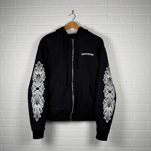 Chrome Hearts Aspen Exclusive Floral Zip Up Hoodie
