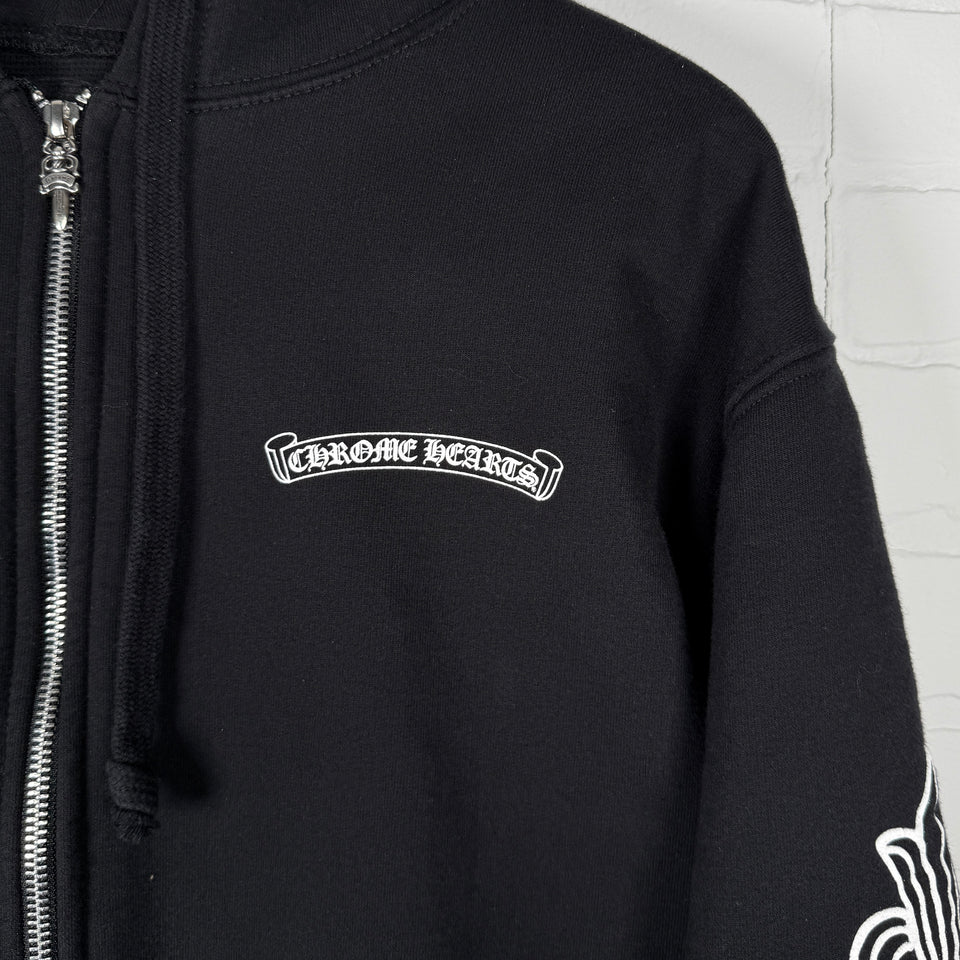 Chrome Hearts Aspen Exclusive Floral Zip Up Hoodie