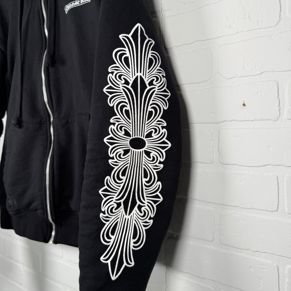 Chrome Hearts Aspen Exclusive Floral Zip Up Hoodie