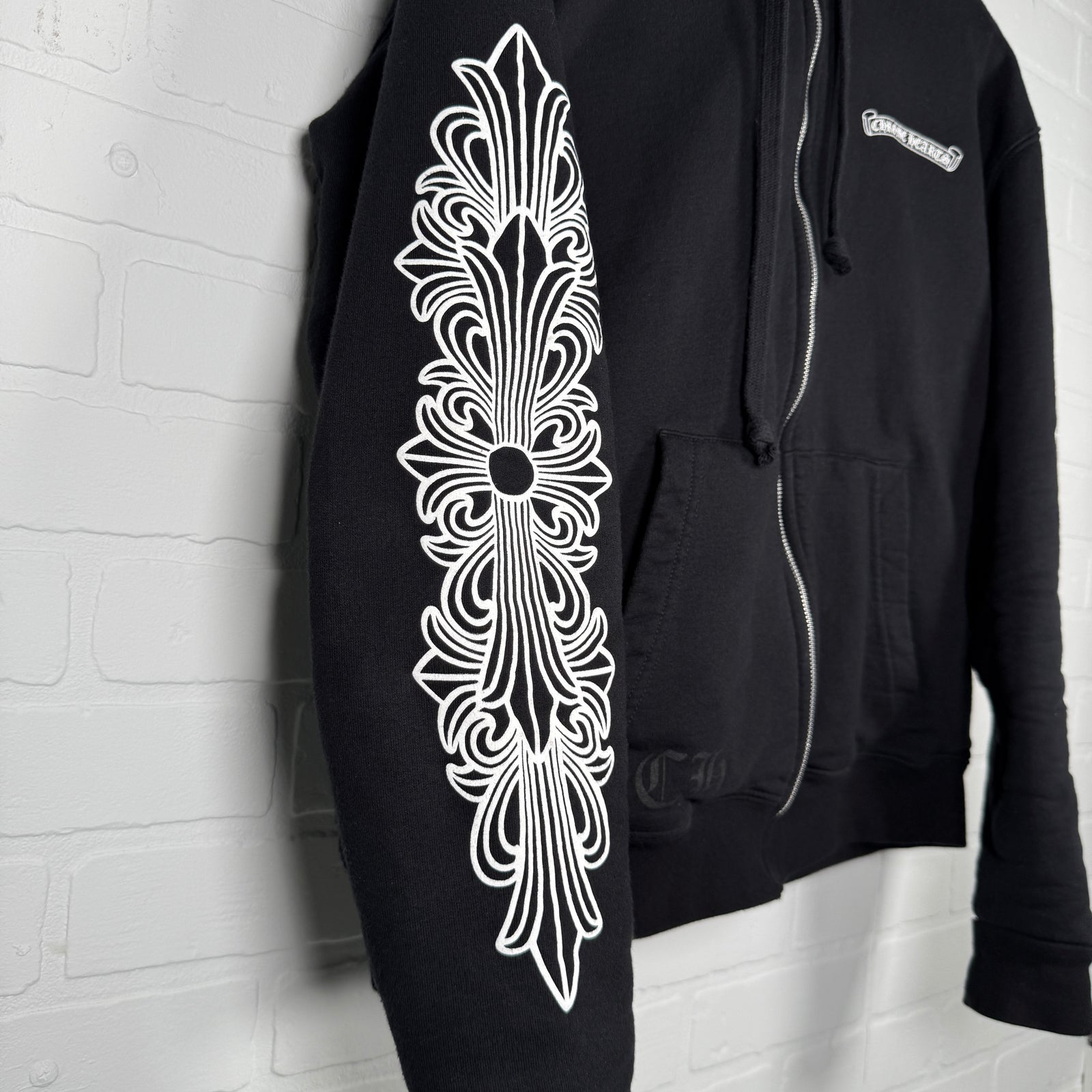 Chrome Hearts Aspen Exclusive Floral Zip Up Hoodie