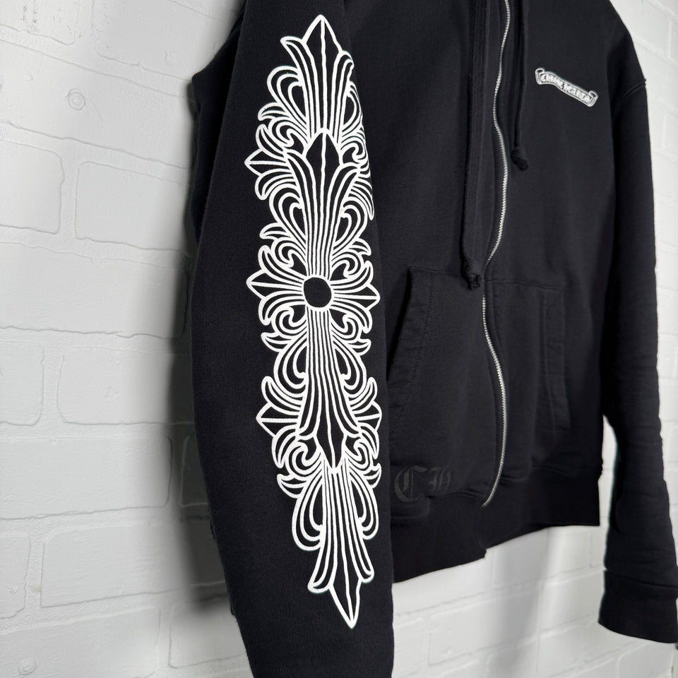 Chrome Hearts Aspen Exclusive Floral Zip Up Hoodie
