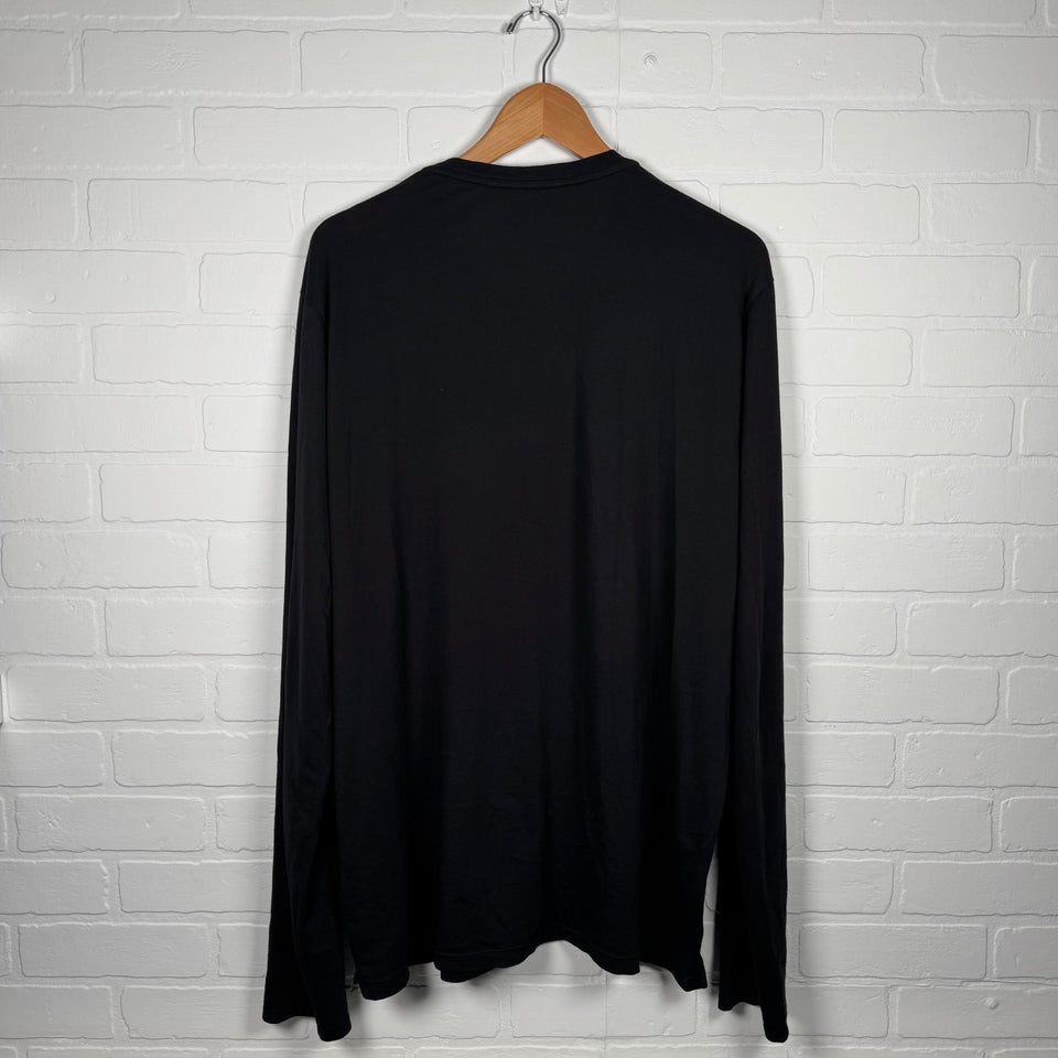 Chrome Hearts Fleur Button Henley Long Sleeve