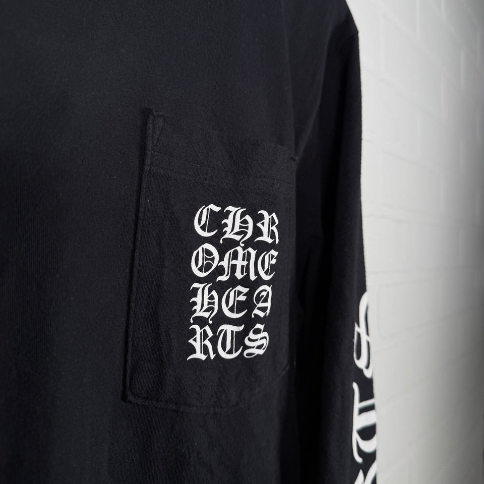 Chrome Hearts Eyechart Logo Long Sleeve