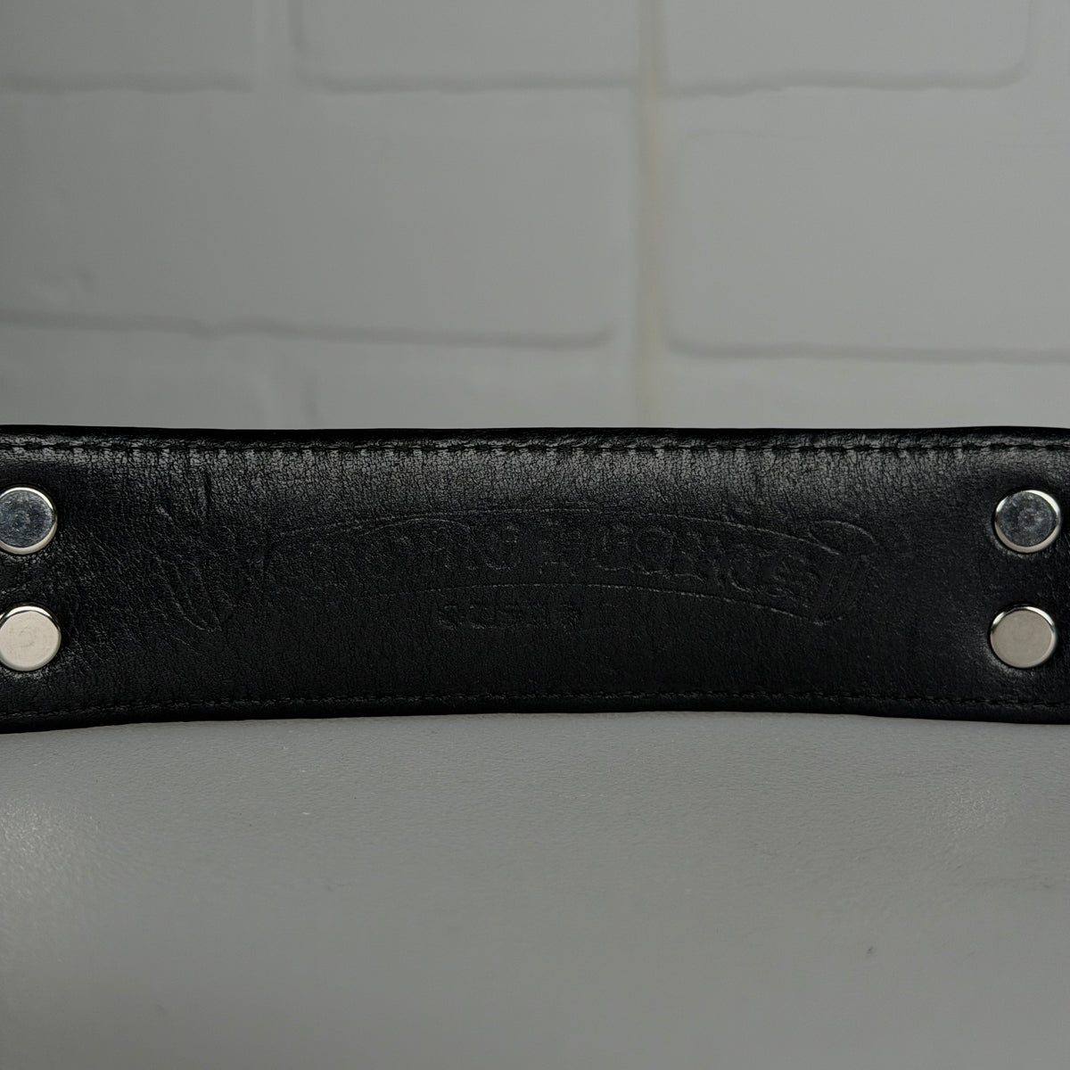 Chrome Hearts Fleur De Lis Pendant Belt Strap