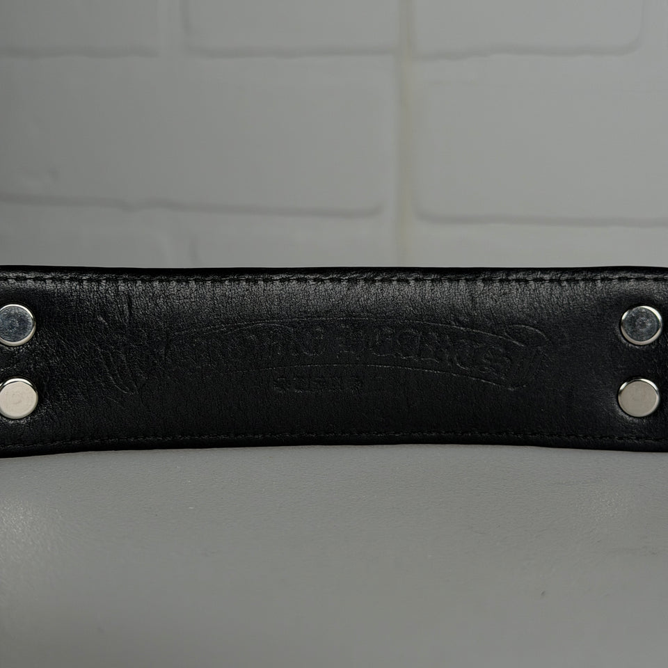 Chrome Hearts Fleur De Lis Pendant Belt Strap