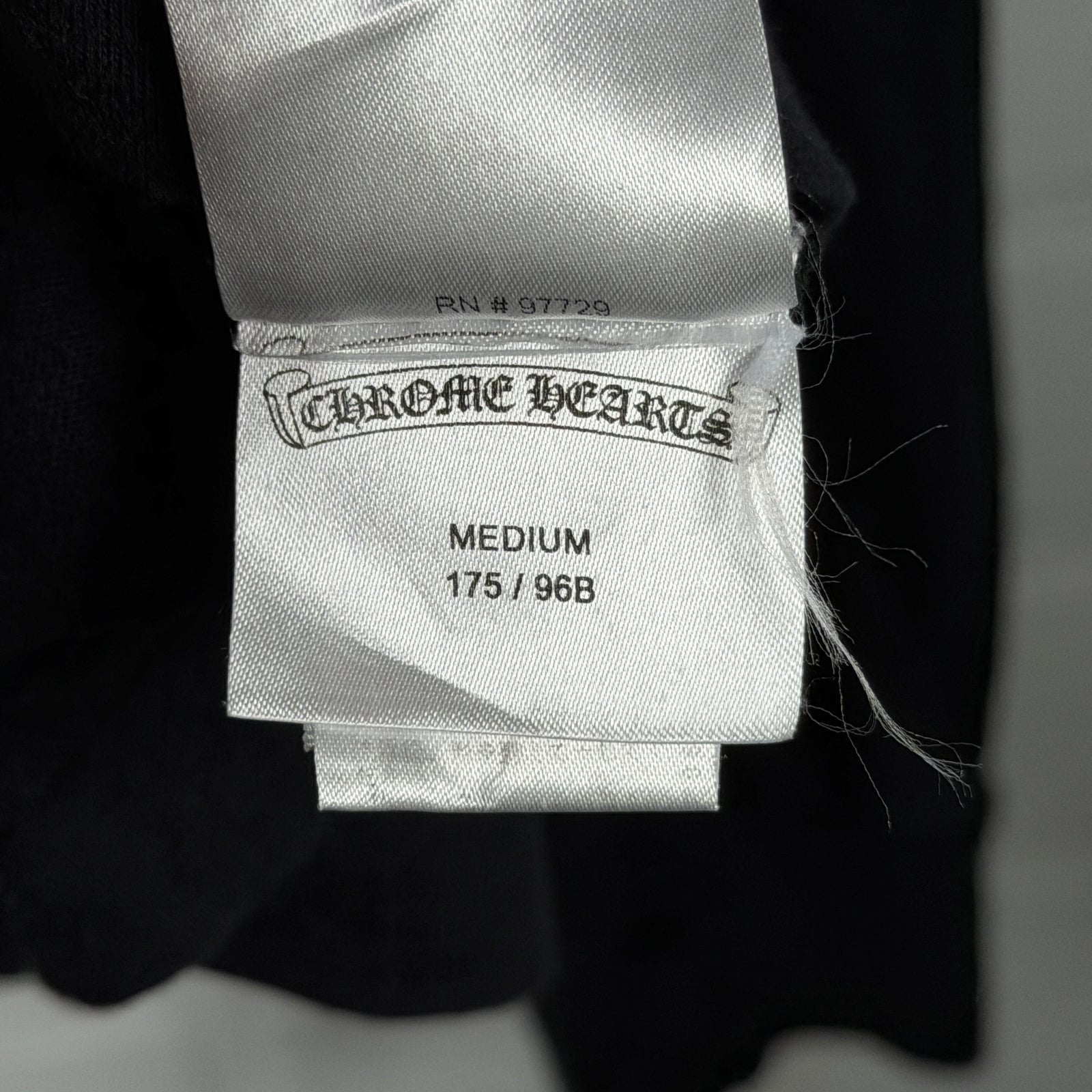 Chrome Hearts Eyechart Logo Long Sleeve