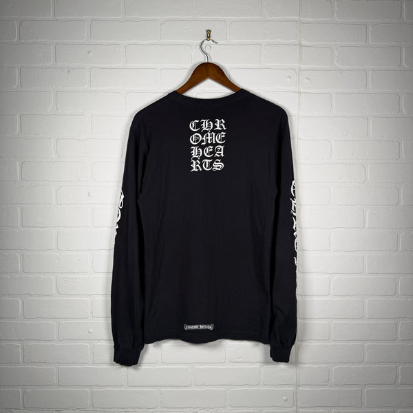 Chrome Hearts Eyechart Logo Long Sleeve