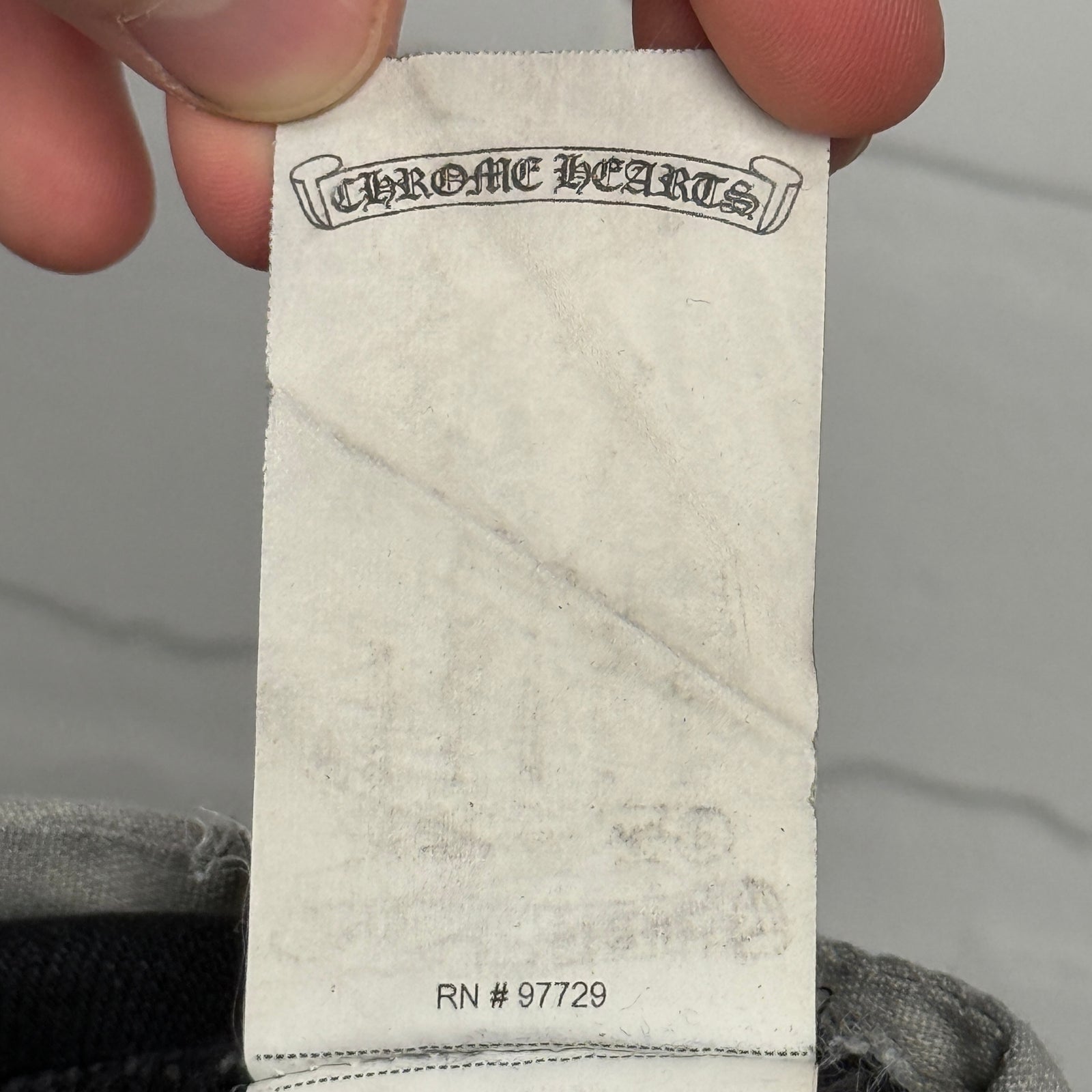 Chrome Hearts Black Cross Patch Jeans